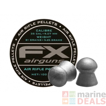 FX Airguns PCP Rifle Pellets .35cal 100 Rounds