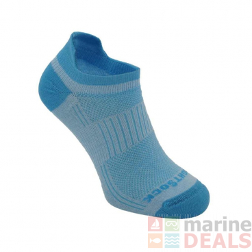 Wrightsock Coolmesh II Tab Mens Socks Blue Medium