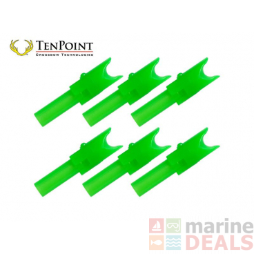 TenPoint Replacement Alpha-Nock Green Qty 6