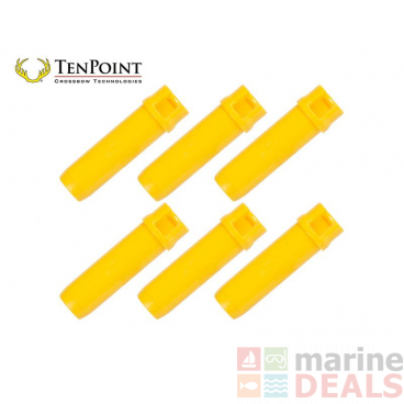 TenPoint Replacement Alpha-Brite Pro Elite Nock Receiver Yellow Qty 6