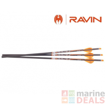 Ravin Match Grade .003 Carbon Fibre Arrows 400gr Qty 3