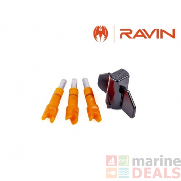 Ravin Illuminated Nocks Orange Qty 3