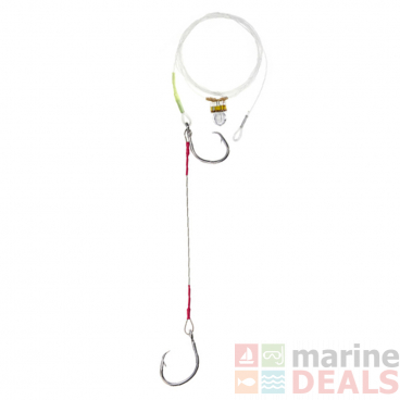 SwordPro Double Circle Hook Swordfish Rig with LED Disco Light