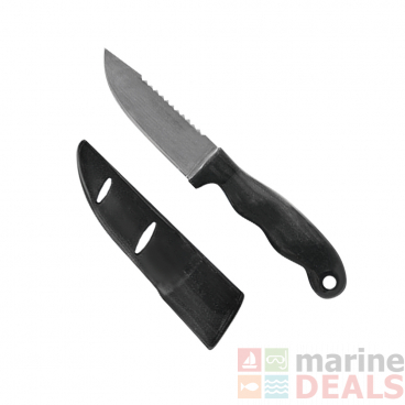 Anglers Mate Bait Knife with Sheath 4in