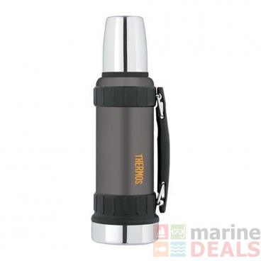 Thermos Work Insulated Flask with Strap 1.2L Gunmetal Grey