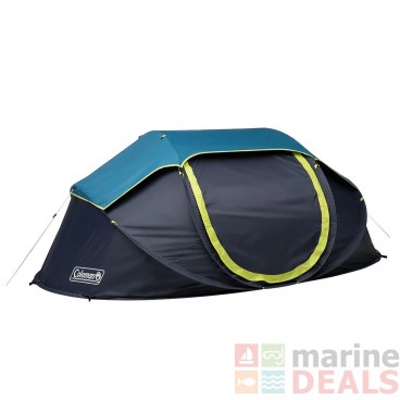 Coleman Camp Burst Pop Up 4 Person Tent with Dark Room Technology