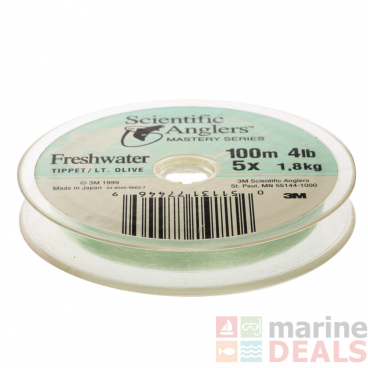 Scientific Anglers Mastery Freshwater Tippet Olive 5x 4lb 100m