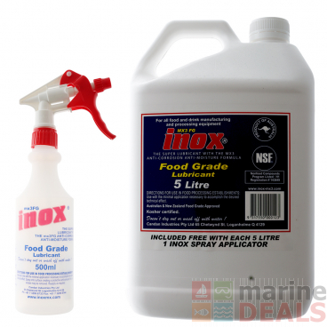INOX MX3FG Food Grade Lubricant 5L with Spray Applicator