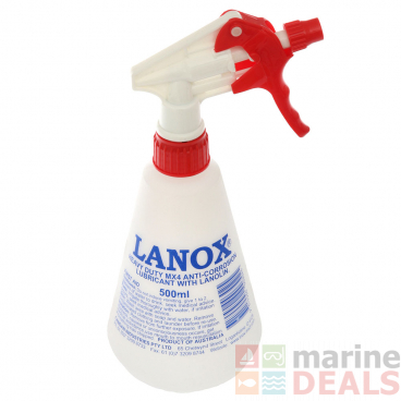 INOX MX4 Lanox Lanolin Spray Applicator Bottle 500ml 