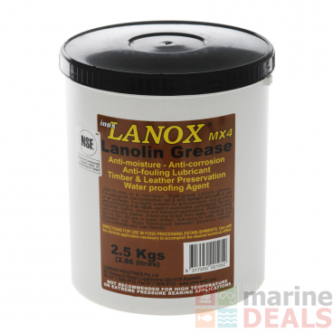 INOX MX4 Lanox Food Grade Lanolin Grease 2.5kg Tub