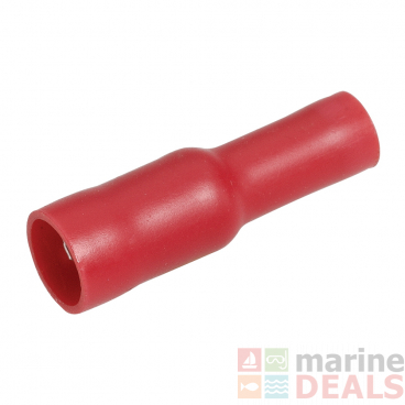 NARVA Female Bullet Terminal Red 4mm Qty 12