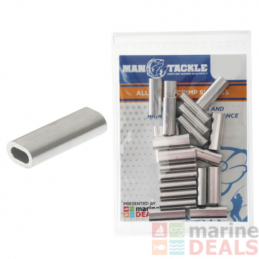 ManTackle Aluminium Crimp Sleeves Qty 20