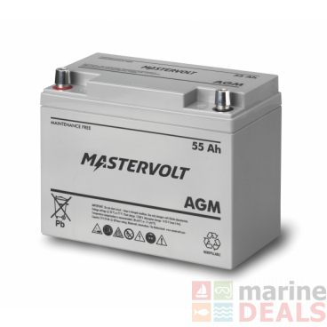 Mastervolt MV 12V 55Ah AGM Battery - Group 24