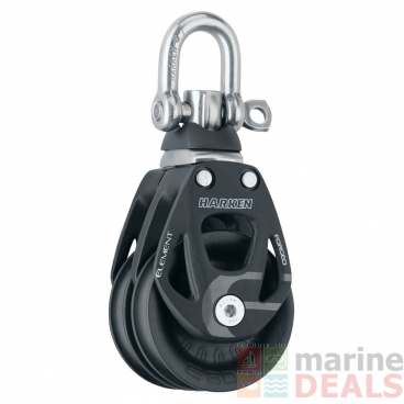 Harken Element Aluminium Double Swivel Block 60mm