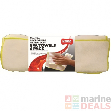 Kenco Microfibre Ultra Soft Spa Towels Qty 6