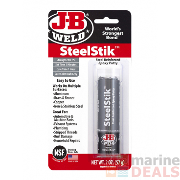 J-B Weld SteelStik Epoxy Putty Stick 57g