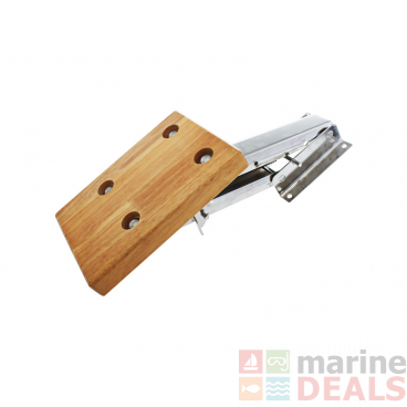 Stainless Outboard Auxiliary Motor Bracket with Plywood Pad for Engine up to 7.5HP