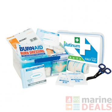 Platinum Marine Coastal 96 Piece First Aid Kit Plastic Case