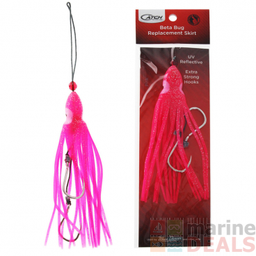 Catch Beta Bug Replacement Assist Rigs 155mm Pink Qty 1