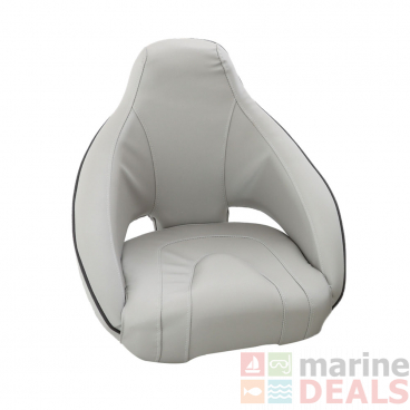 BLA Sportsman Helm Boat Seat Grey/Charcoal