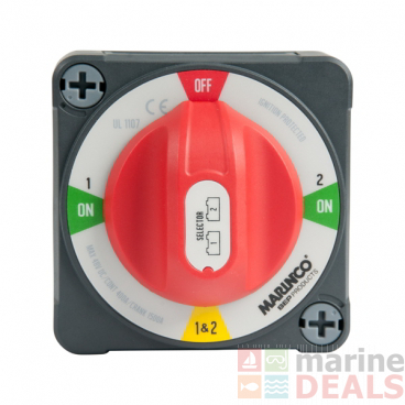 BEP Pro Installer 400A EZ-Mount Battery Selector Switch 1-2-Both-Off