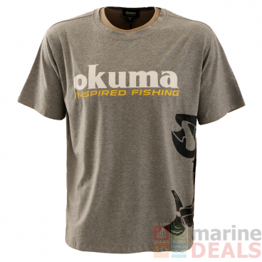 Okuma T-Shirt Salmon Grey 2XL