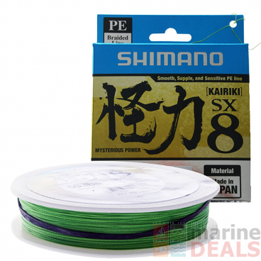 Shimano Kairiki SX8 Braid Mantis Green 300m