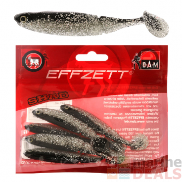 DAM EFFZETT Shad Soft Bait 90mm Solid Silver