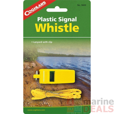 Coghlans Safety Signal Whistle with Lanyard