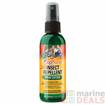 BugBand Insect Repellent Pump Spray Lotion 3oz