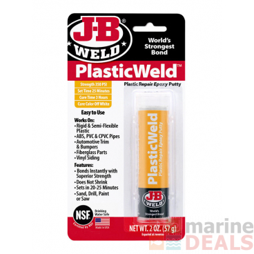 J-B Weld PlasticWeld Plastic Repair Epoxy Putty