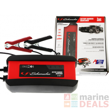 Schumacher SPI2 2A 6V/12V Automatic Battery Charger/Maintainer