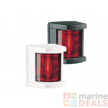 Hella Marine 1 NM Red Port Navigation Light Black Housing 12v