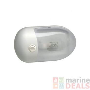 NARVA 86842 Interior Dome Light with Off/On Rocker Switch White 12V
