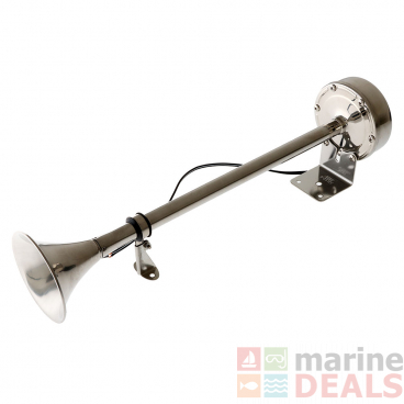 V-Quipment Low Pitch Stainless Steel Trumpet Horn 12v