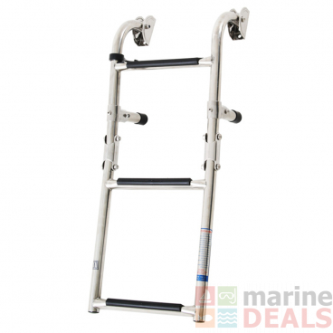 V-Quipment 3-Step Folding Boarding Ladder Transom Mount