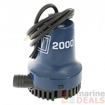 V-Quipment BLP122000 Waterproof Bilge Pump 7600L/hr 12v