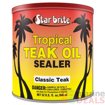 Star Brite Tropical Teak Oil/Sealer Classic 946ml