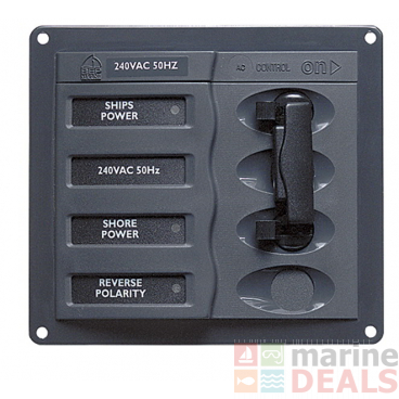 AC Circuit Breaker Panel without Meters - 2DP AC230V Stainless Steel