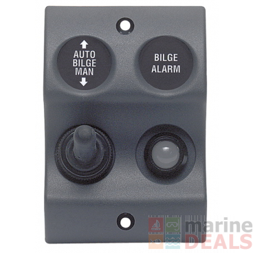 BEP Micro Series Spray Proof Switch Bilge Control Panel with Alarm