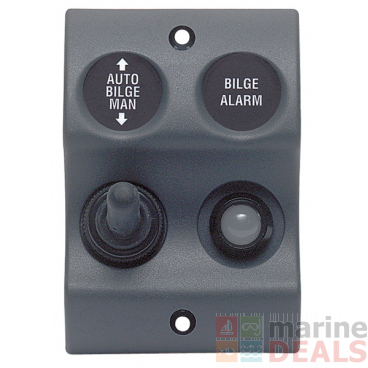 Micro Series Sprayproof Switch Bilge Control Panel with Alarm