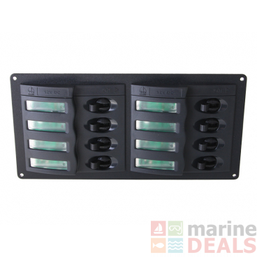 BEP Marine 901H 8-Way Circuit Breaker Switch Panel DC
