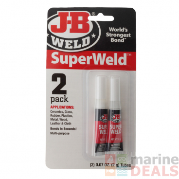 J-B Weld SuperWeld Super Glue 2g Qty 2