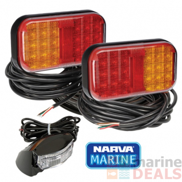 NARVA 94142TP Submersible LED Trailer Lamp Kit 9-33V