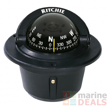 Ritchie Explorer F-50 Flush Mount Compass Black