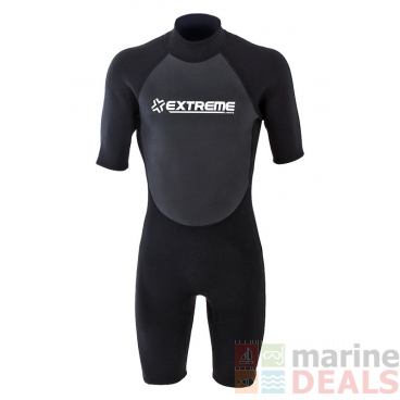 Extreme Limits Reef Mens Springsuit Wetsuit 2.5mm Black