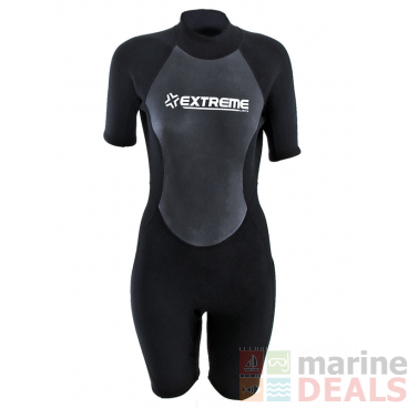 Extreme Limits Reef Womens Springsuit Wetsuit 2.5mm Black