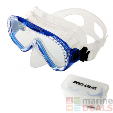 Pro-Dive Adult Super Silicone Mask Blue