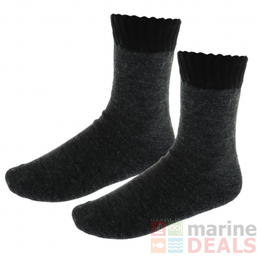 Stretto Black Top Mens Thermal Socks US10-12