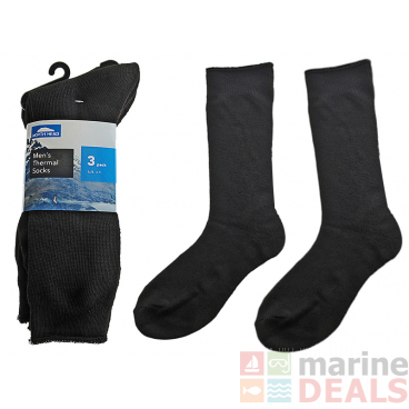 Mens Thermal Socks 3-Pack Size 6-9